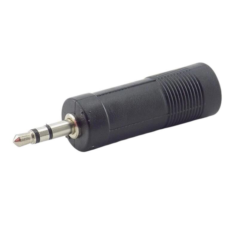 3.5 Mm Stereo Erkek 6.3 Mm Stereo Dişi 3.5 mm Kulaklık Mikrofon Girişini 6.3 mm Çevirici Dönüştürücü Aparat