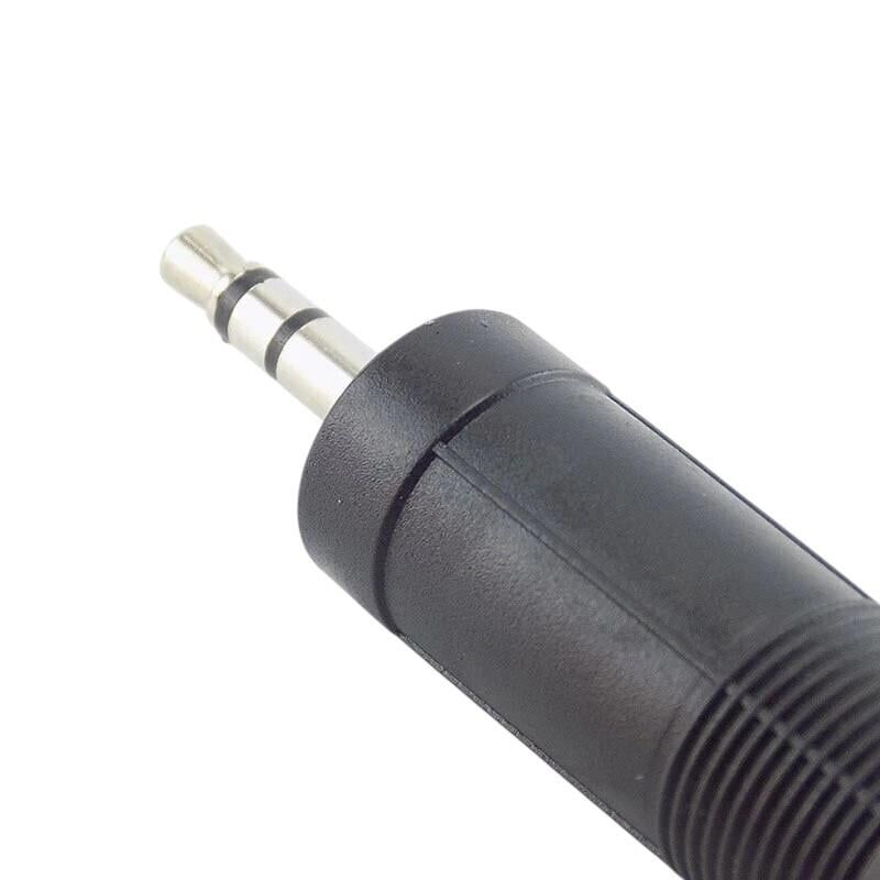 3.5 Mm Stereo Erkek 6.3 Mm Stereo Dişi 3.5 mm Kulaklık Mikrofon Girişini 6.3 mm Çevirici Dönüştürücü Aparat