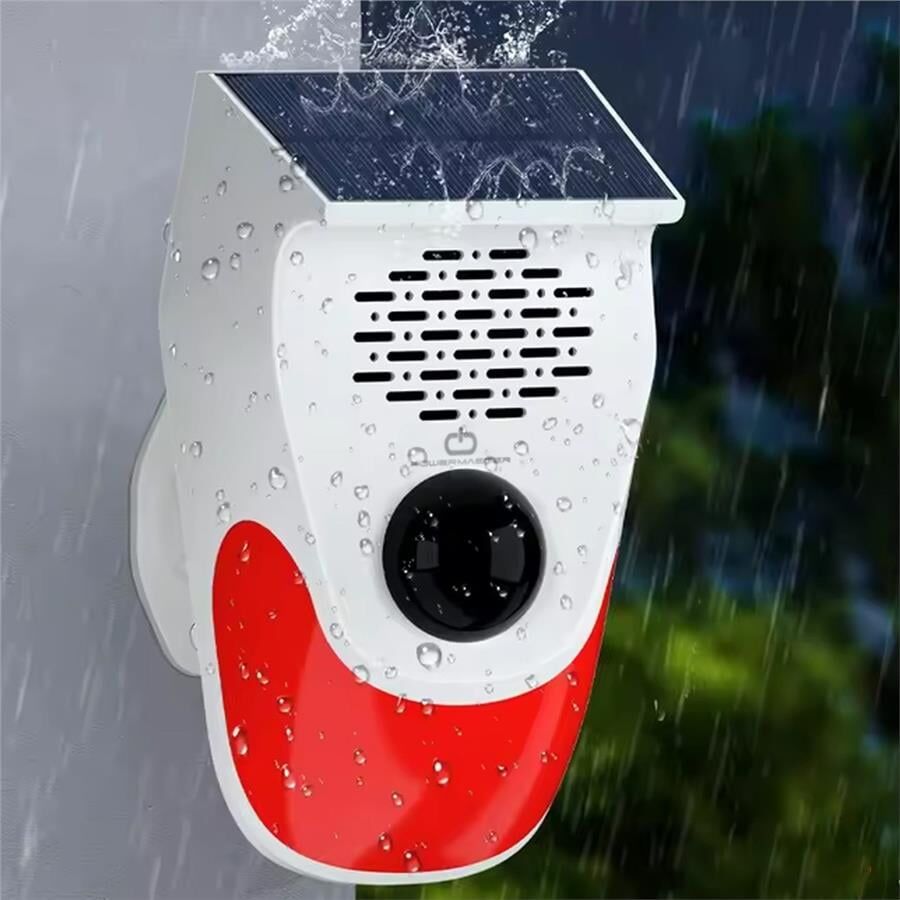 Ayt Powermaster Pm-26240 Solar Güneş Enerjili Sesli Işıklı Alarm Sistemi Kumandalı Alarm Flash Işıklı