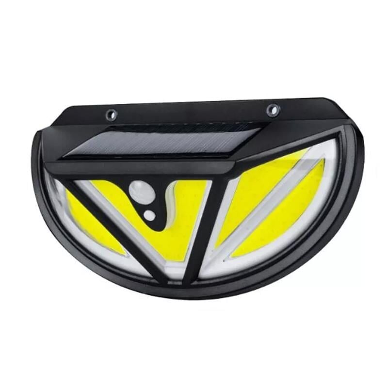 Powermaster MX-118B Cob Ledli Hareket Sensörlü Üç Modlu Solar Güneş Enerjili Duvar Lambası Bahçe Aydınlatması