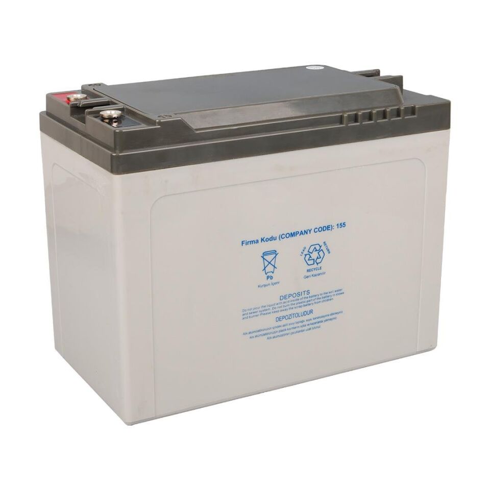 Ayt Yokohama YH-12.80 12 Volt 80 Amper Elektrikli Bisiklet Aküsü 175x120x226 Mm
