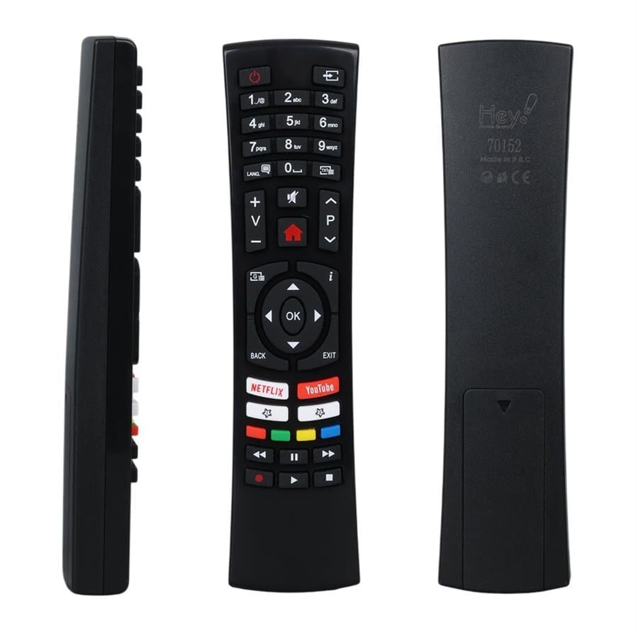 Ayt Küçük Kalıp Vestel Uyumlu Netflix Youtube Tuşlu Yazısız Lcd Led TV Kumanda RC4390-30100824