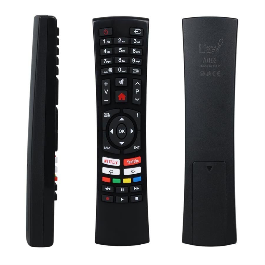 Ayt Küçük Kalıp Vestel Uyumlu Netflix Youtube Tuşlu Yazısız Lcd Led TV Kumanda RC4390-30100824