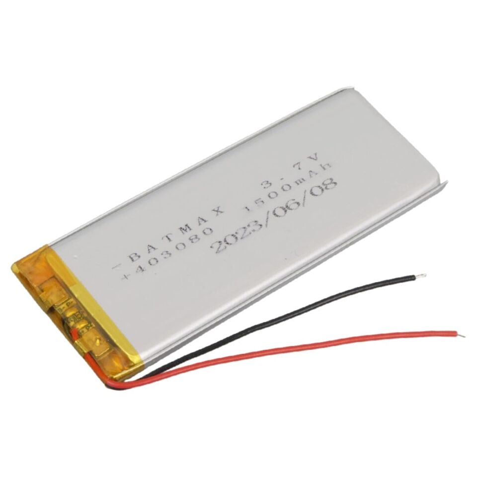 Powermaster 403080 3.7 Volt 1300 Mah Lityum Polimer Pil 40x30x80 mm