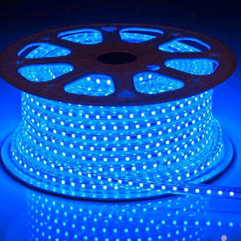 Ayt Powermaster 9x16 Hortum Led 100 Metre Mavi 220 Volt 1 Metrede Kesilebilir Dış Cephe Şerit Led Aydınlatma
