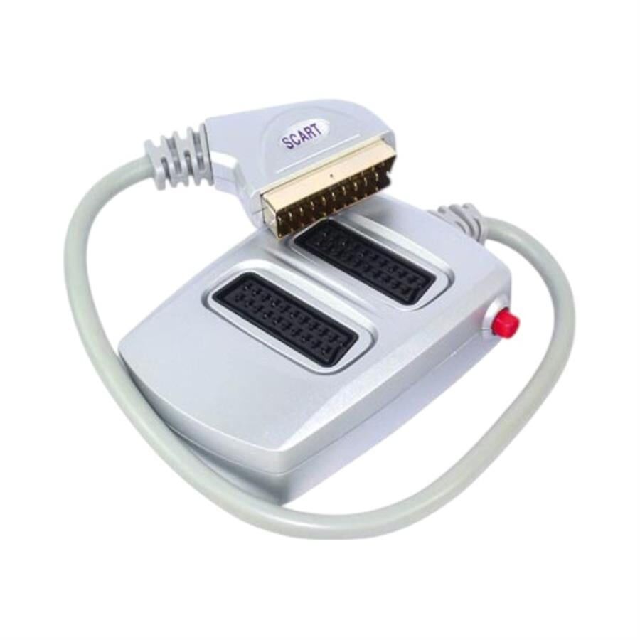 Ayt Scart Dağıtıcı 2 li Silver Butonlu