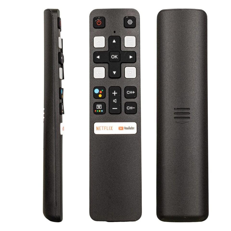 Weko KL Tcl RC802V FNR1 HTC120 Netflix Youtube Tuşlu Lcd Led Tv Kumanda Uzaktan Kumanda