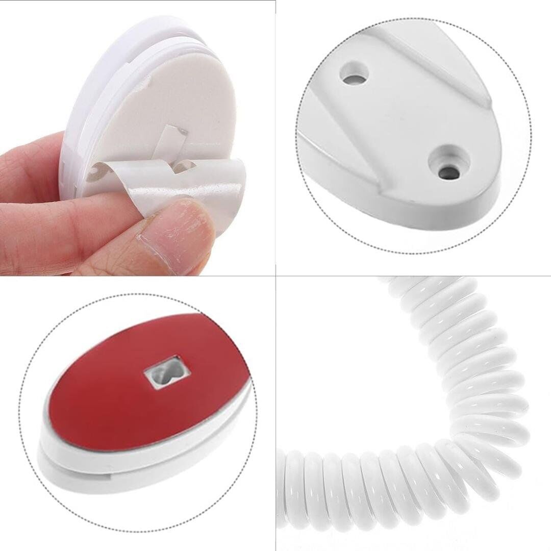 Ayt Sunup Yapışkanlı Spiral Kordonlu Kumanda Telefon Tutma Standı Oteller İçin Kumanda Tutacağı