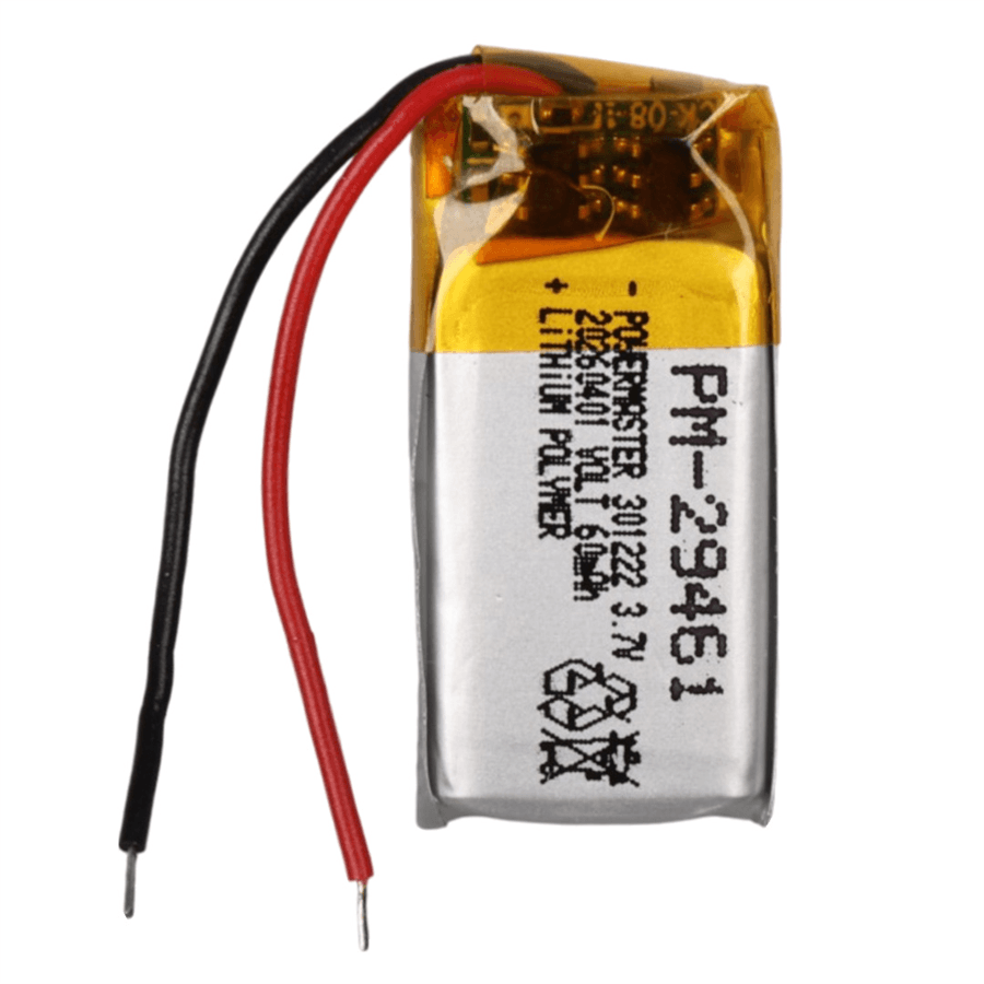 Powermaster 30x12x22mm 3.7V 60 mAh Lityum Polimer Li-Po Batarya Ciklet Pil 30X12X22 MM