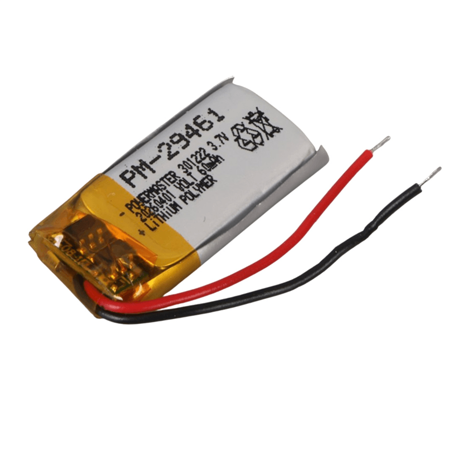 Powermaster 30x12x22mm 3.7V 60 mAh Lityum Polimer Li-Po Batarya Ciklet Pil 30X12X22 MM