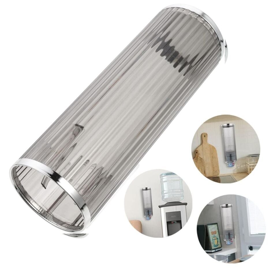 Ayt Sunup SN-27107 Kendinden Yapışkanlı Plastik Karton Bardak Dispenseri Sebil Kahve Makinası Yanı Bardaklık