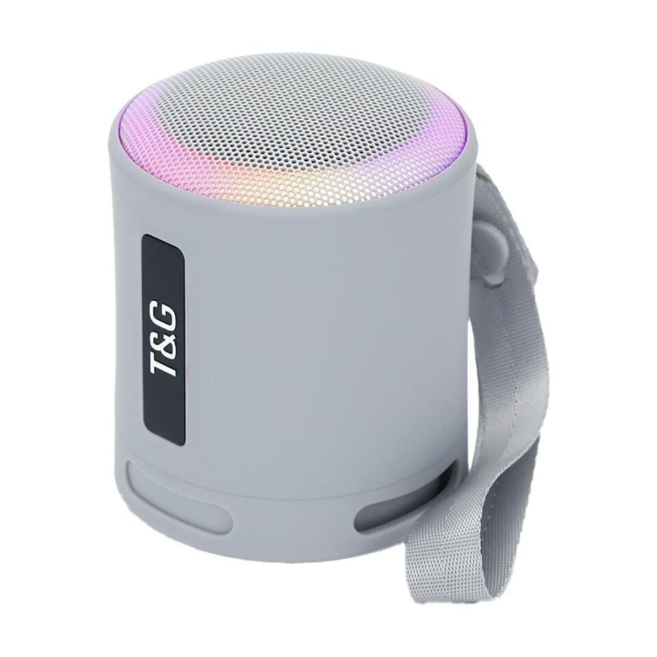 T&G TG373 Taşınabilir USB-SD-FM-Bluetooth Destekli RGB Işıklı Wireless Ses Bombası Hoparlör