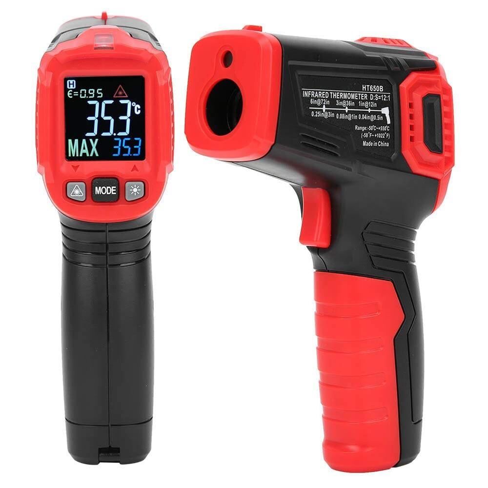Ayt Noyafa HT650B Temassız Kızılötesı Termometre Sanayi Tipi Lazerli Sıcaklık Ölçer -50 550 Derece Arası