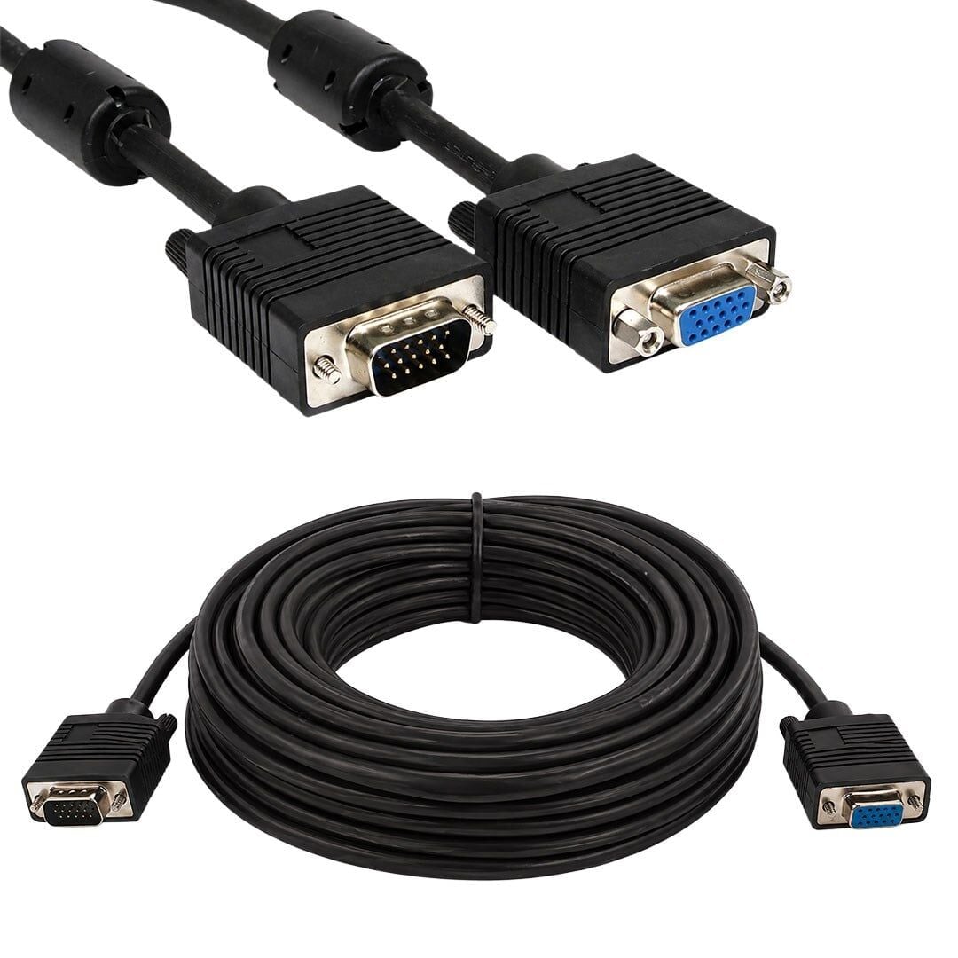 Narita HD15P Erkek/Dişi 15 Pin 30 Metre VGA Görüntü Uzatma Kablosu