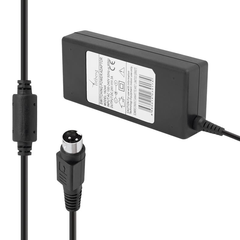 Ayt 24 Volt 2.5 Amper 3 Pinli Plastik Kasa Masaüstü Printer Adaptör Şarj Aleti Cihazı