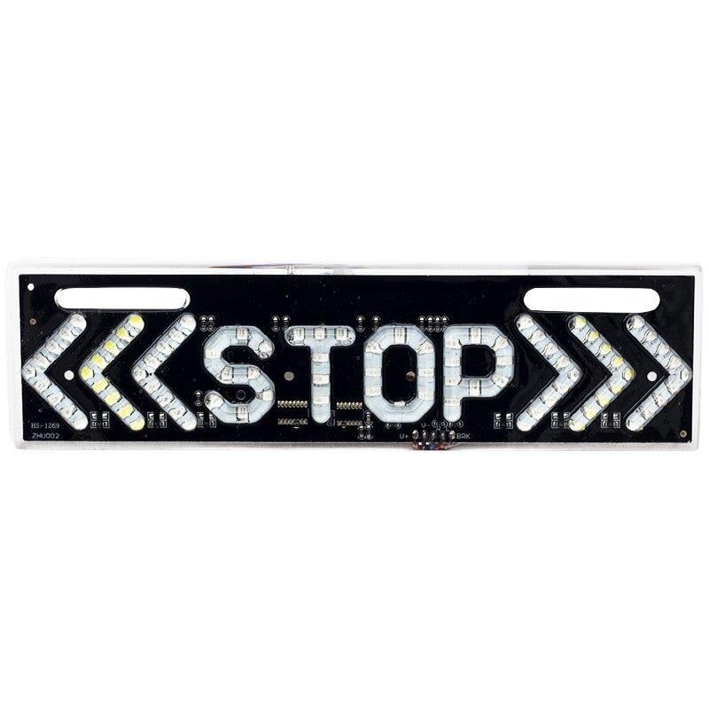 Ayt Elektrikli İşaret Cihazı Oklu Stop Büyük 12 Volt Oto Araç Okul Taşıtları İçin Led Aydınlatma Yön Tabelası