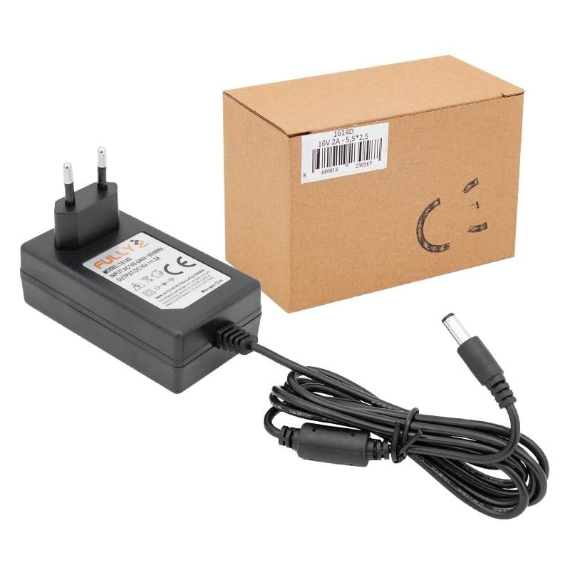 Ayt O-1614D 16 Volt 2 Amper Power Jacklı Santral Adaptörü 5.5x2.5 Uç Şarj Cihazı Aleti