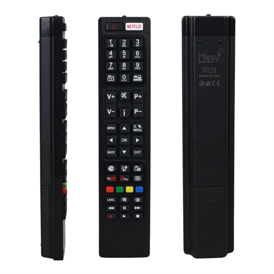 Hey Küçük Kalıp Vestel Netflix - Youtube - Play Tuşlu Lcd Led TV Kumanda RC4848F RC5 30094759