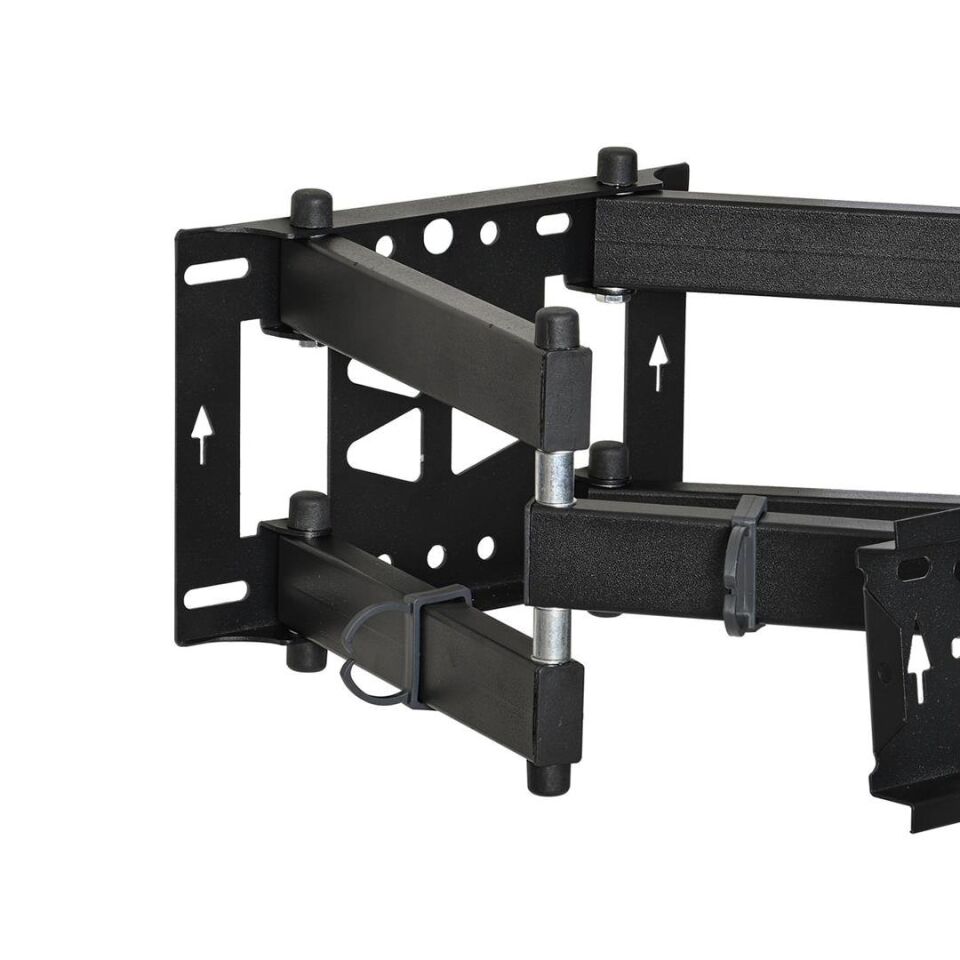 Vontech 39-65 İnç Kilitli Hareketli Lcd Led Tv Duvar Askı Aparatı 99-160 Ekran Arası Tüm Modellere Uyumlu 40 Kg Taşır