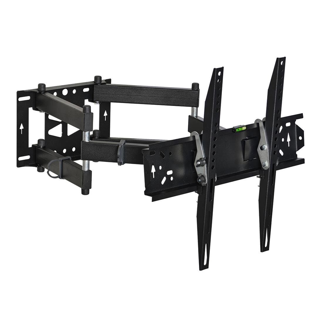 Vontech 39-65 İnç Kilitli Hareketli Lcd Led Tv Duvar Askı Aparatı 99-160 Ekran Arası Tüm Modellere Uyumlu 40 Kg Taşır