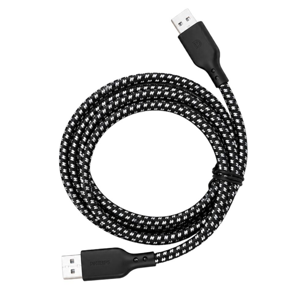 Philips SWR3139B/93 1.5 Metre 8K 60Hz Displayport 1.4 Kablo Örgülü Zırhlı
