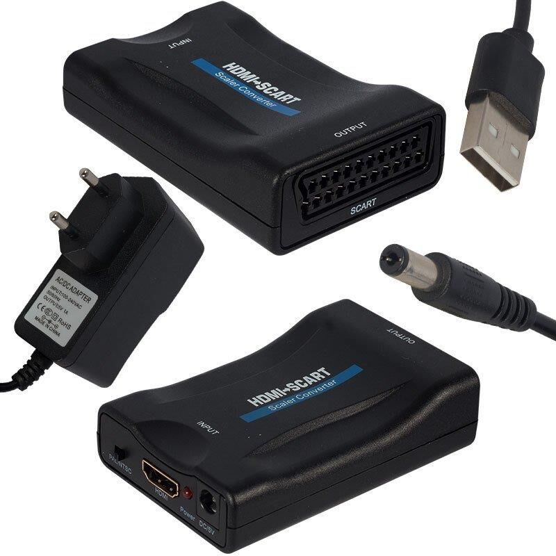 Powermaster Pm-18587 HDMI to Scart Çevirici Adaptör Hdmi Girişini Scart Çıkışına Dönüştürücü Aparat