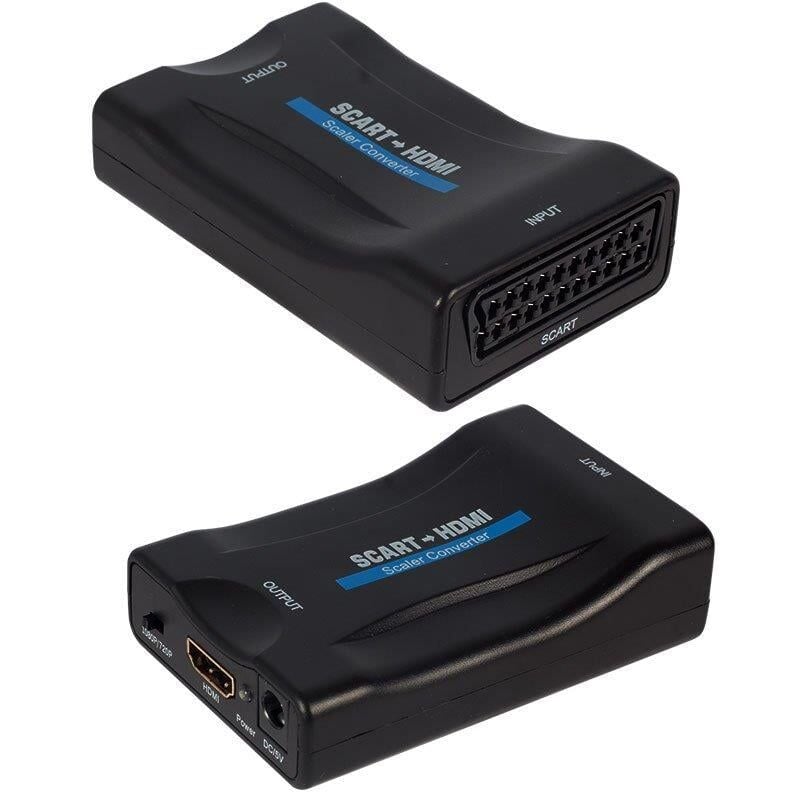Ayt Powermaster Pm-18588 1080p-720p Scart To Hdmı Scart Girişini Hdmı Çıkışına Çevirici Dönüştürücü Adaptör Aparat
