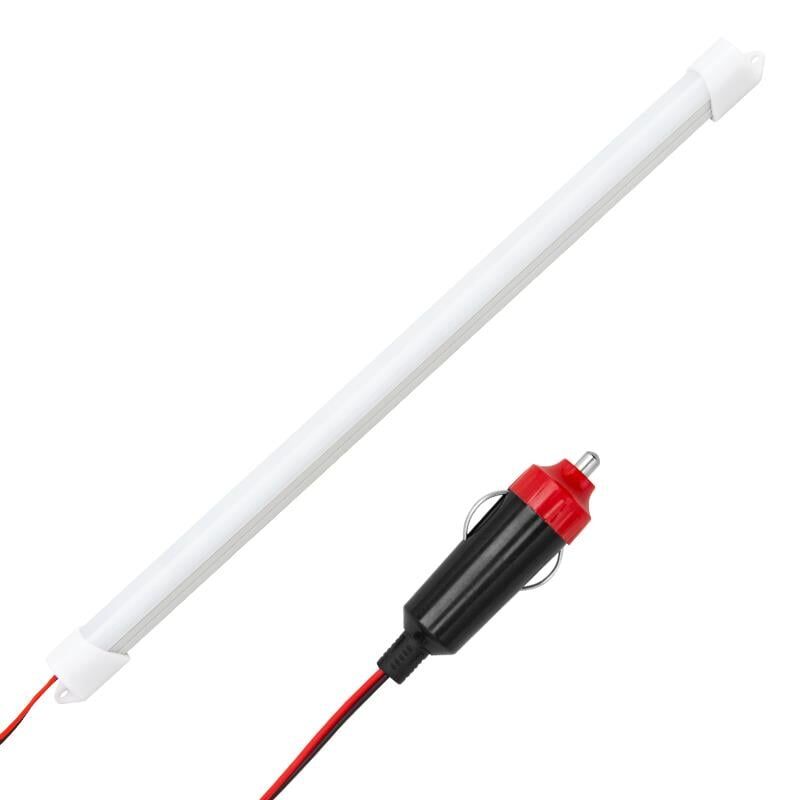 Powermaster 12 Volt 5 Watt Çakmaklıklı 30 Cm Led Lamba Kamp Tipi Aydınlatma Çalışma Lambası