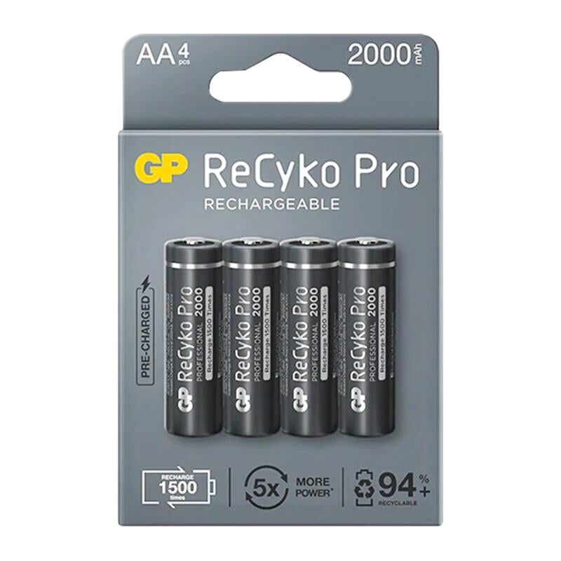 Gp Recyko Pro AA 2000 Mah Şarjlı 4'Lü Pil
