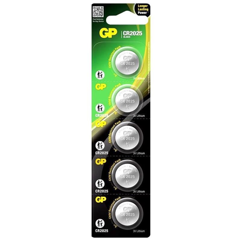 GP CR2025 3 V Lityum 5'li Para Pil