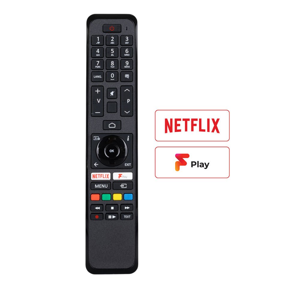 Weko Ses Komutsuz Vestel RC 43161 NETFLIX-PLAY Lcd Led Tv Kumanda
