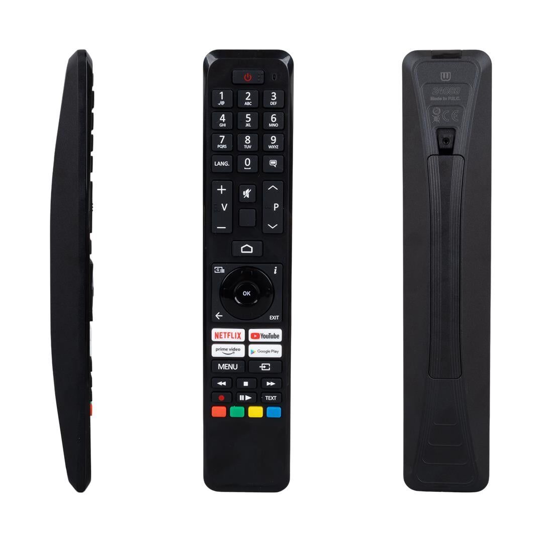 Ayt Vestel VS-V4 Ses Komutsuz Netflix Youtube Google Play Prime Video Tuşlu Lcd Led Tv Kumanda