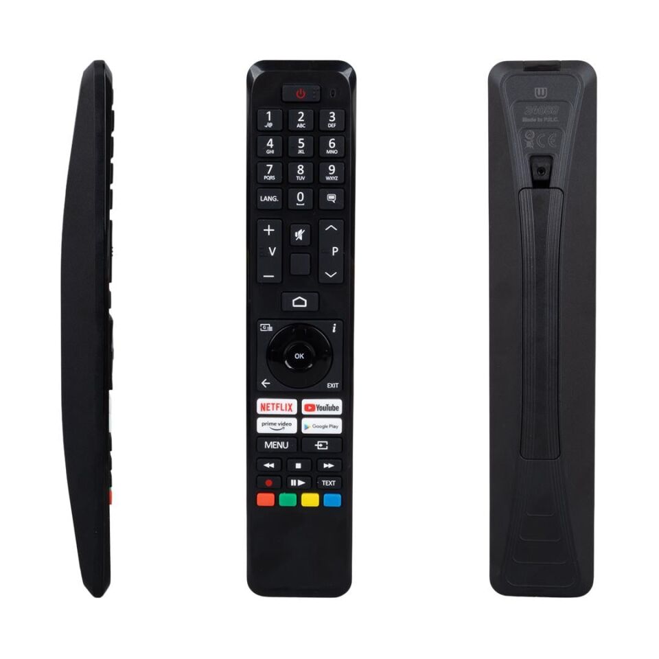 Ayt Vestel VS-V4 Ses Komutsuz Netflix Youtube Google Play Prime Video Tuşlu Lcd Led Tv Kumanda