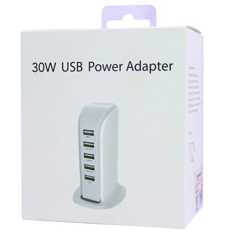 Ayt Powermaster 5 Kanal USB Güç İstasyonu Masa Üstü Powerbank Taşınabilir Şarj Cihazı