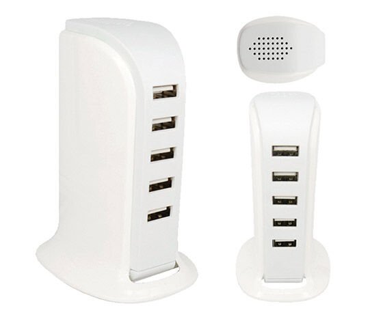 Ayt Powermaster 5 Kanal USB Güç İstasyonu Masa Üstü Powerbank Taşınabilir Şarj Cihazı