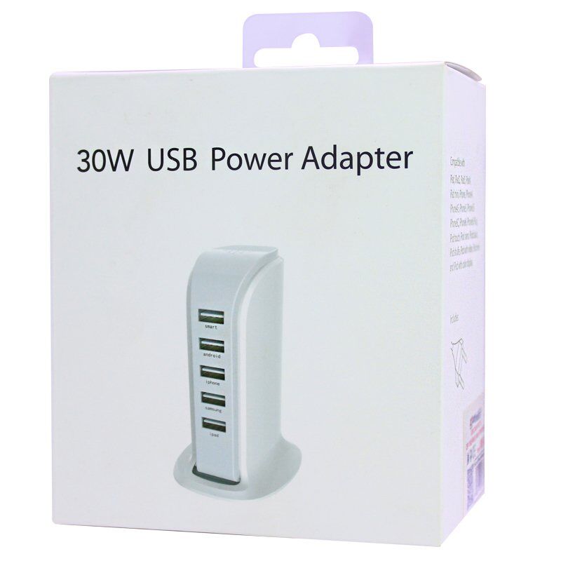Ayt Powermaster 5 Kanal USB Güç İstasyonu Masa Üstü Powerbank Taşınabilir Şarj Cihazı