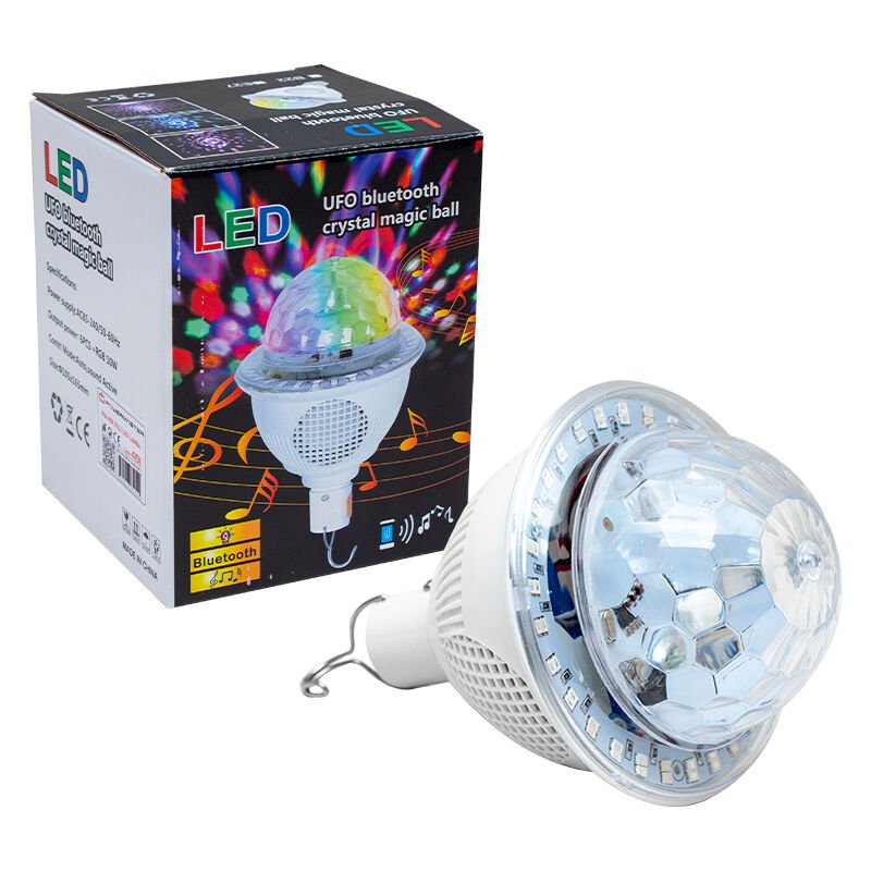 Ayt Powermaster Bluetooth Destekli Animasyonlu 10 Watt Şarjlı Ufo Tip Disko Topu PM-4191