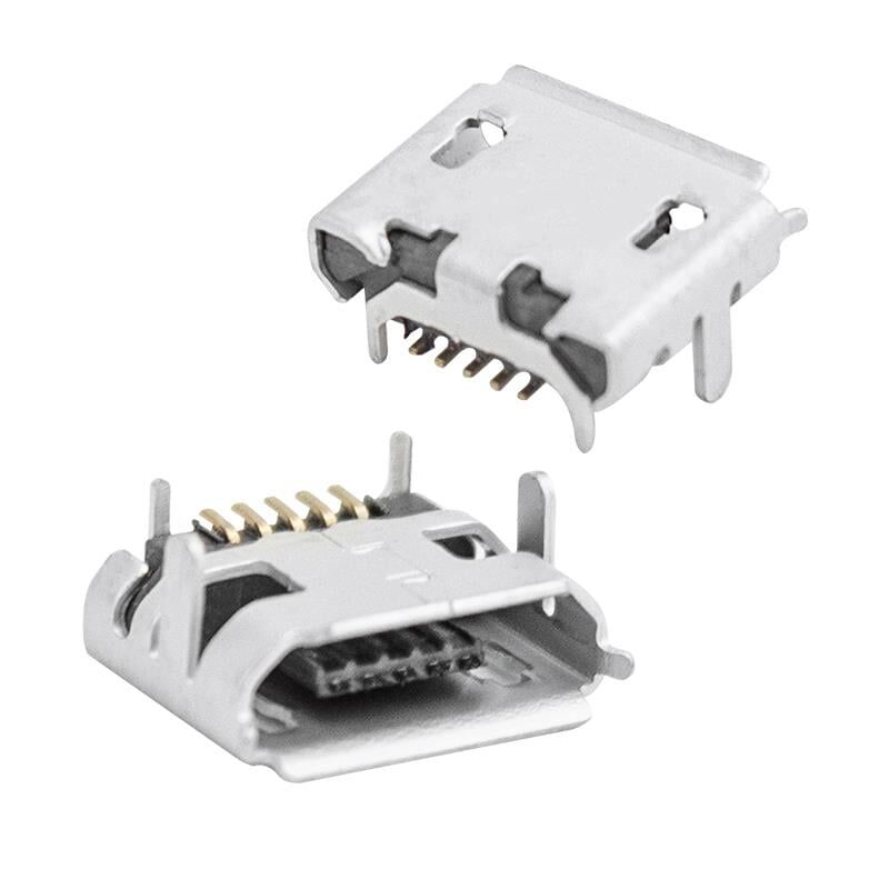 IC-266A-1 Micro Usb 4 Şaseli Pinli Ürün Android Giriş Soket Jack