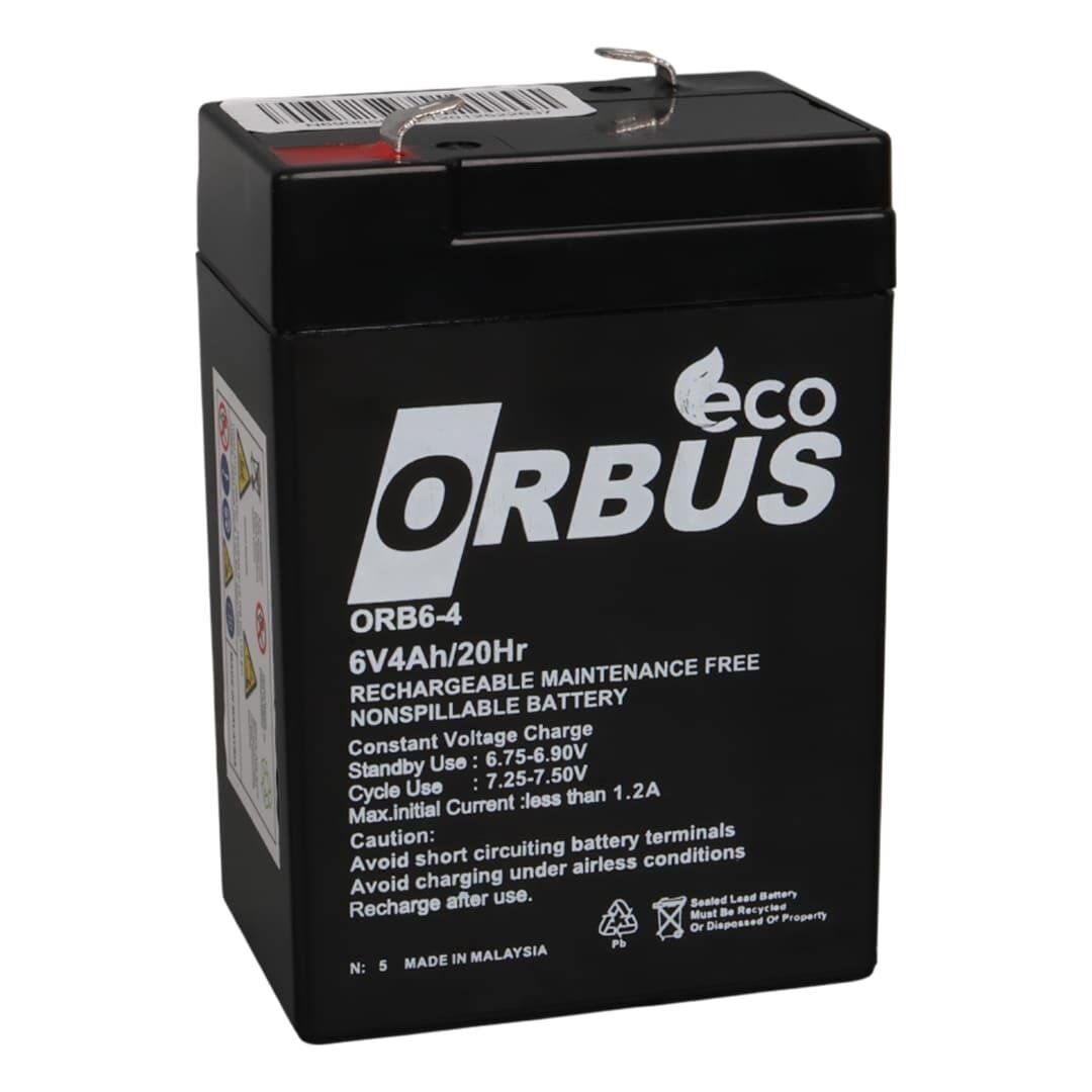 Ayt Energy Mustang 6 Volt 4 Amper Kuru Işıldak Lamba Aküsü 70x48x101 Mm