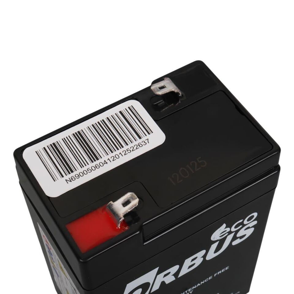 Energy Mustang 6 Volt 4 Amper Kuru Işıldak Lamba Aküsü 70x48x101 Mm
