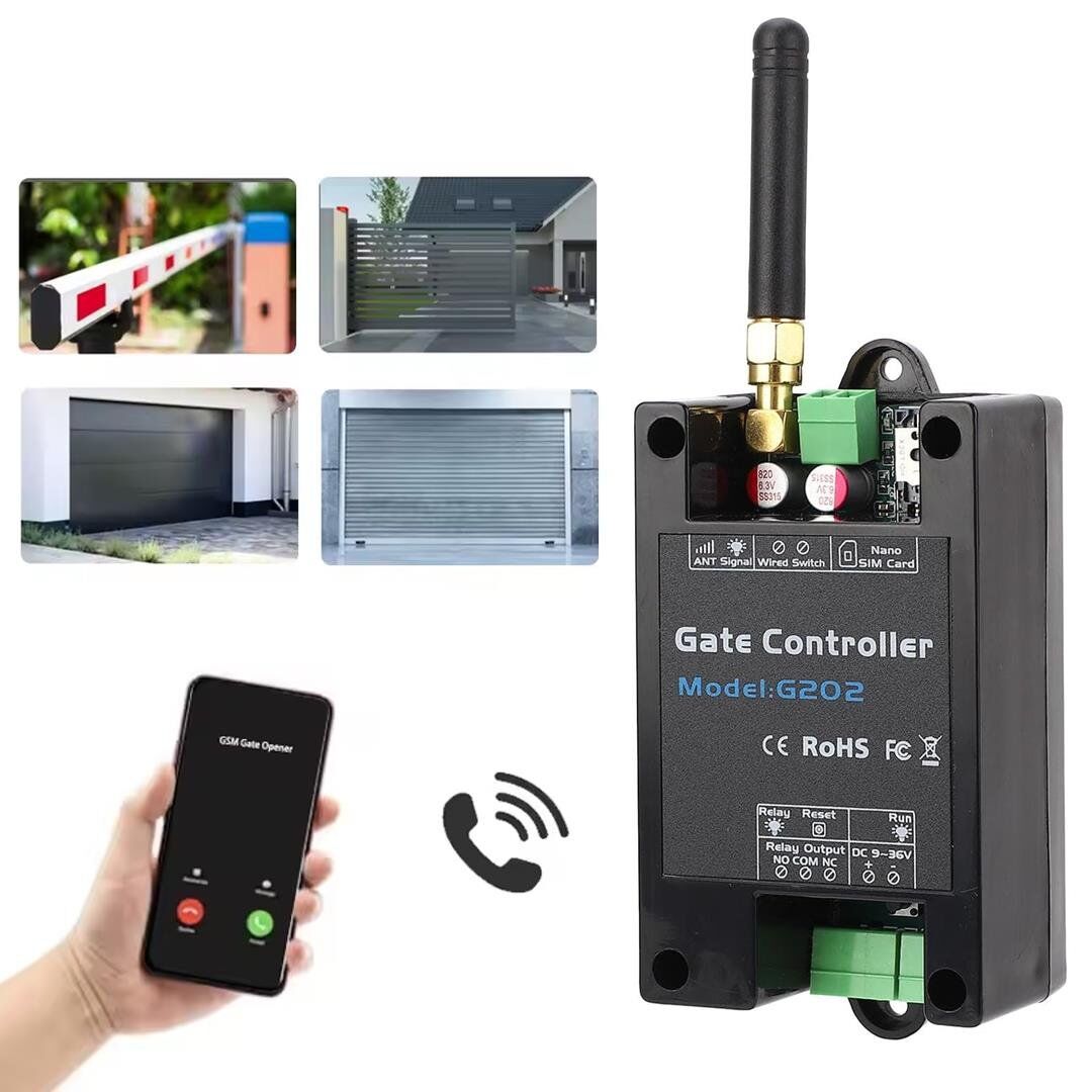 Ayt Powermaster G202 3G-4G GSM Kapı Kepenk Kontrol Cihazı Rölesi Uzaktan Telefon-Sms Alarm Arama Mesaj Atma Cihazı