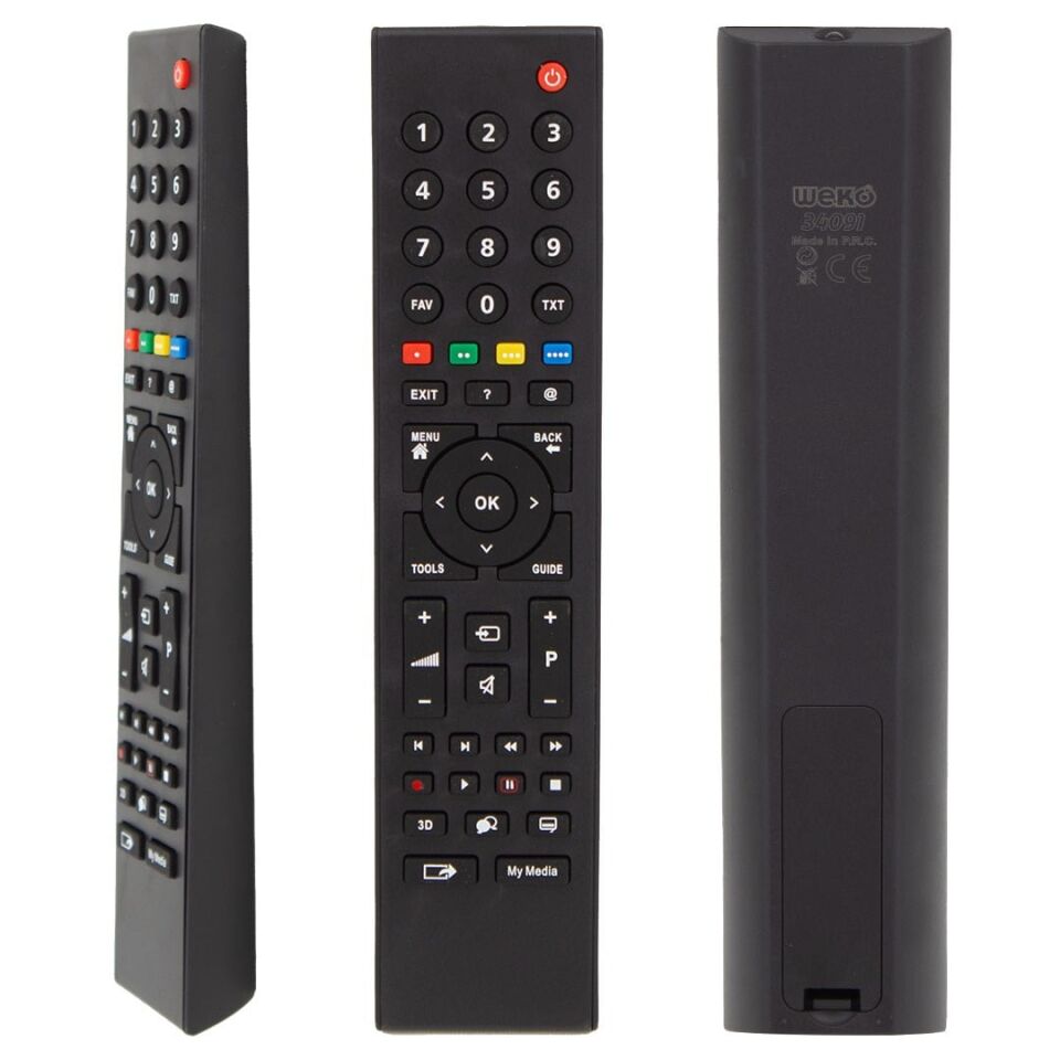 Weko Kl Arçelik Beko Grundig 3D Led Tv Kumandası Rc3214802 Ts1187R-1