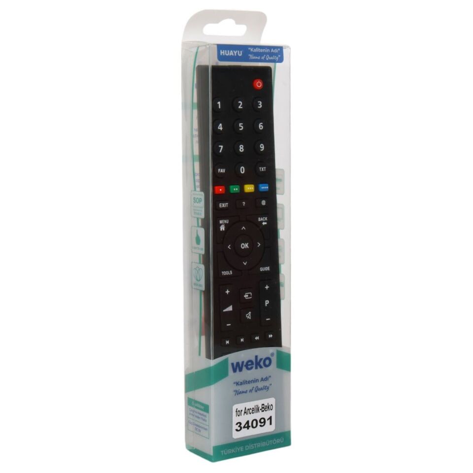 Weko Kl Arçelik Beko Grundig 3D Led Tv Kumandası Rc3214802 Ts1187R-1