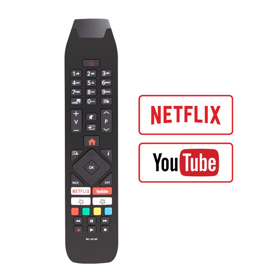 WEKO KL VESTEL RC 43140 H0297A NETFLIX-YOUTUBE TUŞLU TV KUMANDA