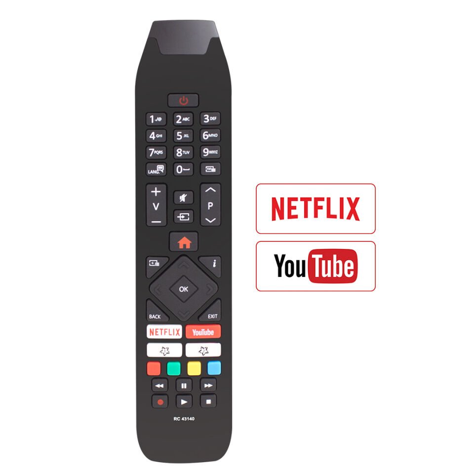 WEKO KL VESTEL RC 43140 H0297A NETFLIX-YOUTUBE TUŞLU TV KUMANDA