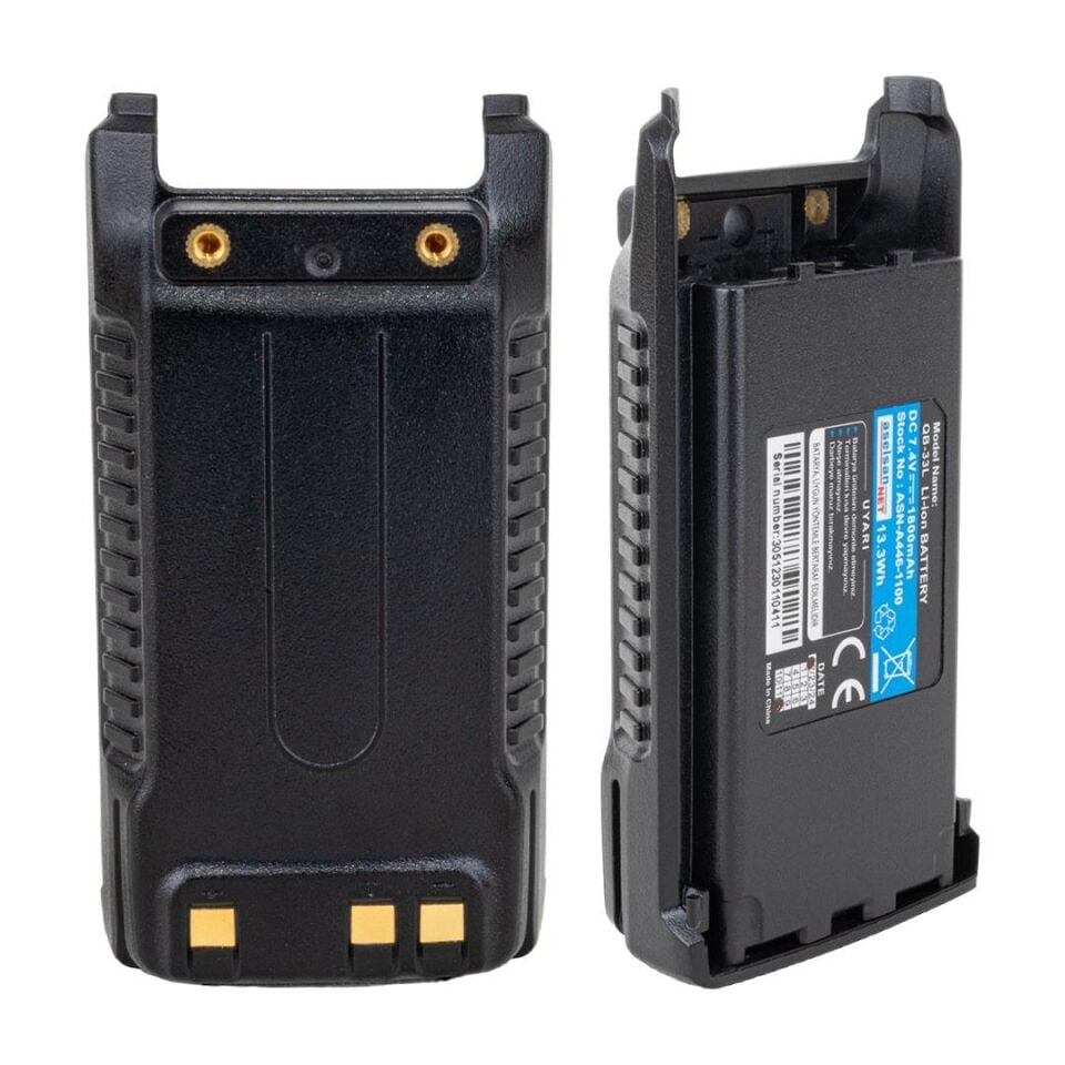 Aselsan Asn-446 1100 Qb-33L Dc 7.4 Volt 1800 Mah Li-on Pil Batarya