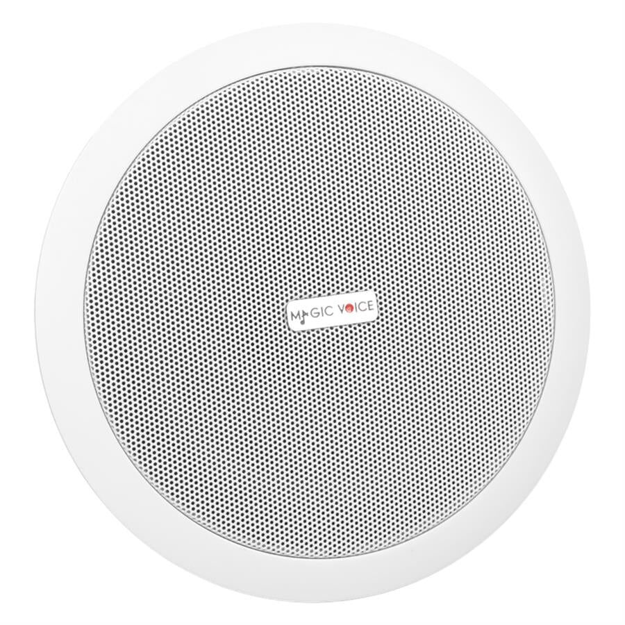 Magicvoice TPI-351 6 İnç 16 Cm Hat Trafolu Alçıpan Asma Tavan Tipi Hoparlör Mağaza Kolon 6W RMS MP3 Usb Uyumlu Beyaz
