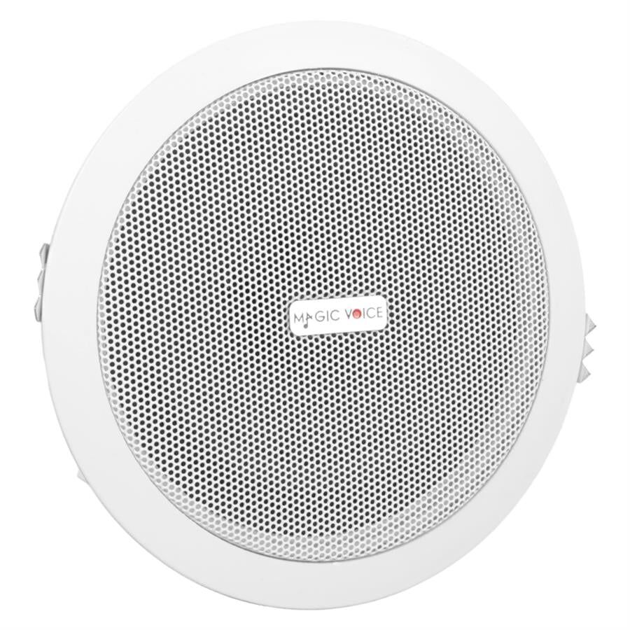 Magicvoice TPI-350 5 İnç 13.5 Cm Hat Trafolu Alçıpan Asma Tavan Tipi Hoparlör Mağaza Kolon 6W RMS MP3 Usb Uyumlu Beyaz