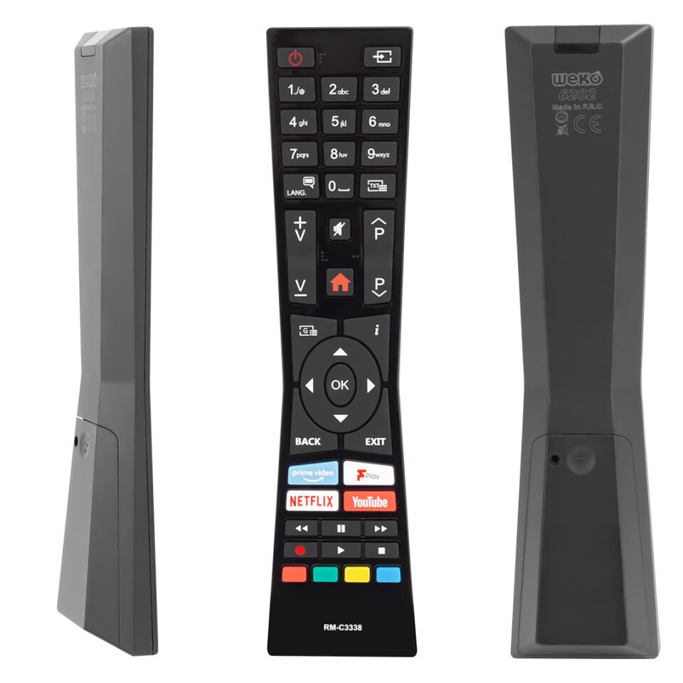 WEKO KL VESTEL RM-C3338 H0360A NETFLIX-YOUTUBE-PRIME VIDEO TUŞLU LCD LED TV KUMANDA