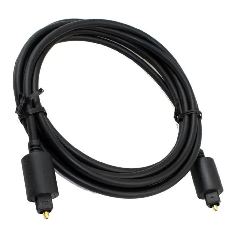 Ayt Fiber Optik Ses Kablosu Kablo 0.60M Metre Dijital Altin Uçlu